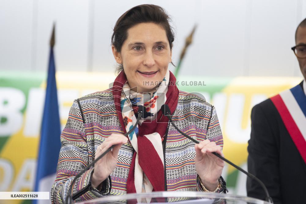 Inauguration of New Street of Athletes' Village - Saint Ouen