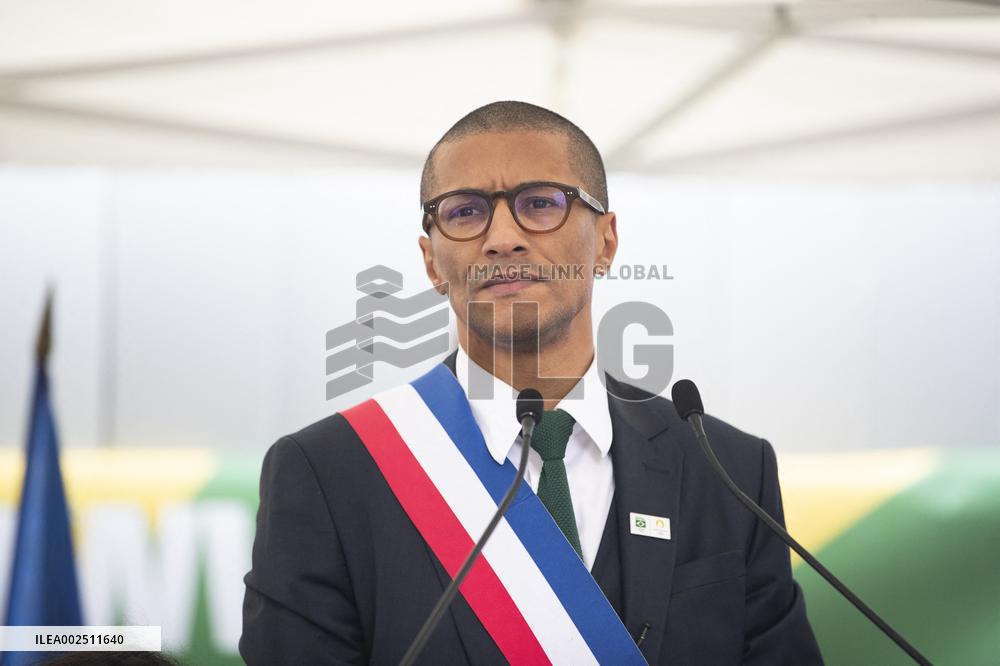 Inauguration of New Street of Athletes' Village - Saint Ouen
