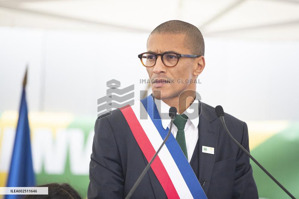 Inauguration of New Street of Athletes' Village - Saint Ouen