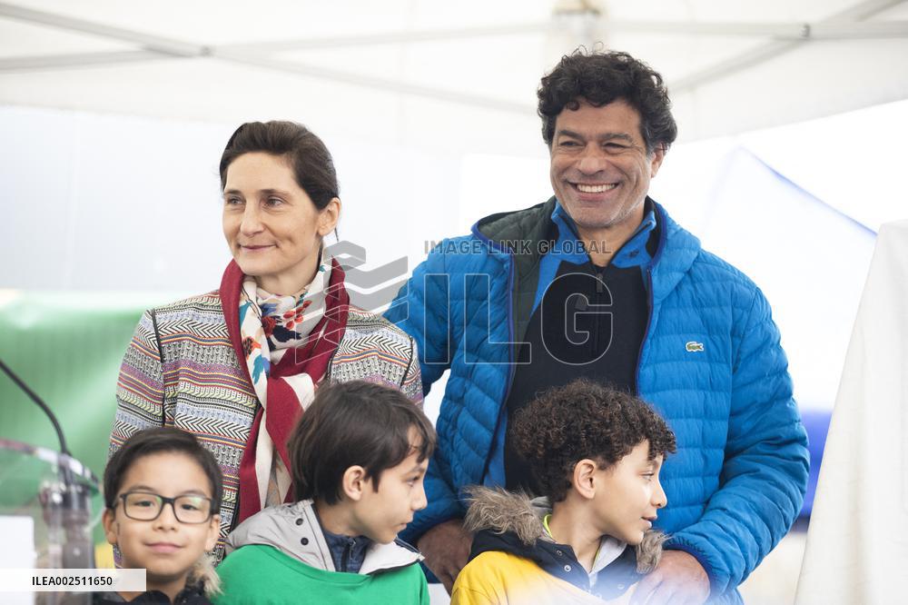 Inauguration of New Street of Athletes' Village - Saint Ouen