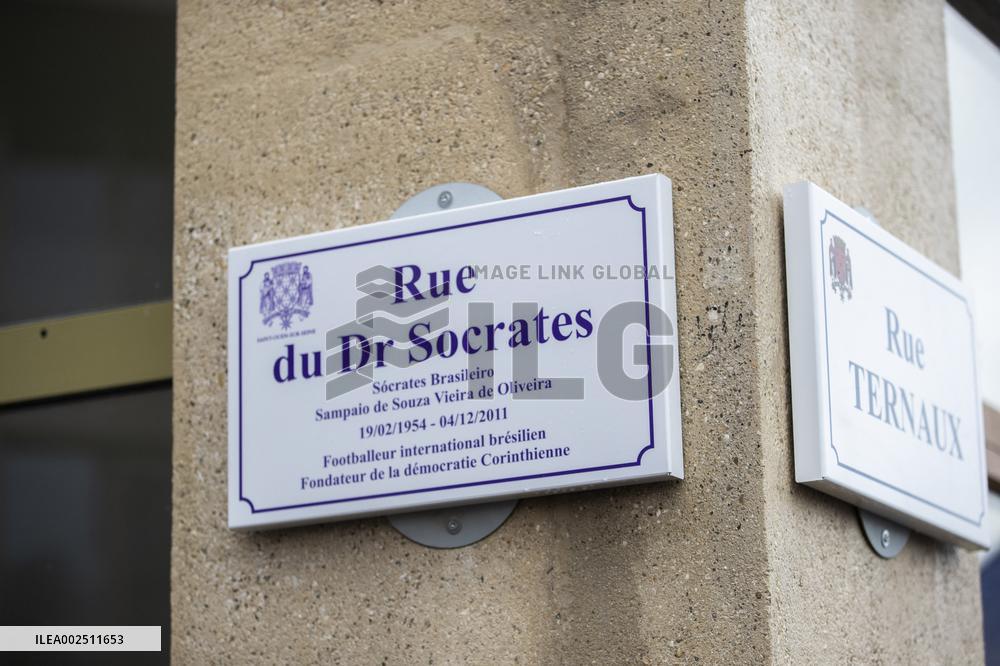 Inauguration of New Street of Athletes' Village - Saint Ouen