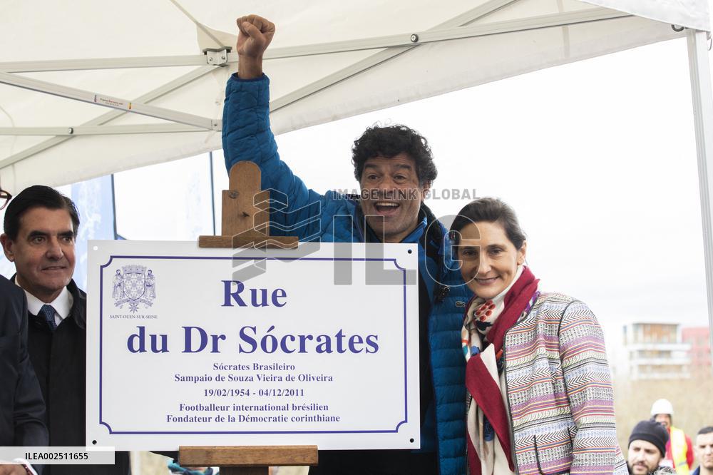 Inauguration of New Street of Athletes' Village - Saint Ouen