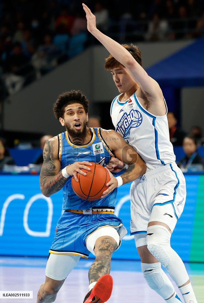 (SP)CHINA-BEIJING-BASKETBALL-CBA-BEIJING DUCKS VS NINGBO ROCKETS(CN)