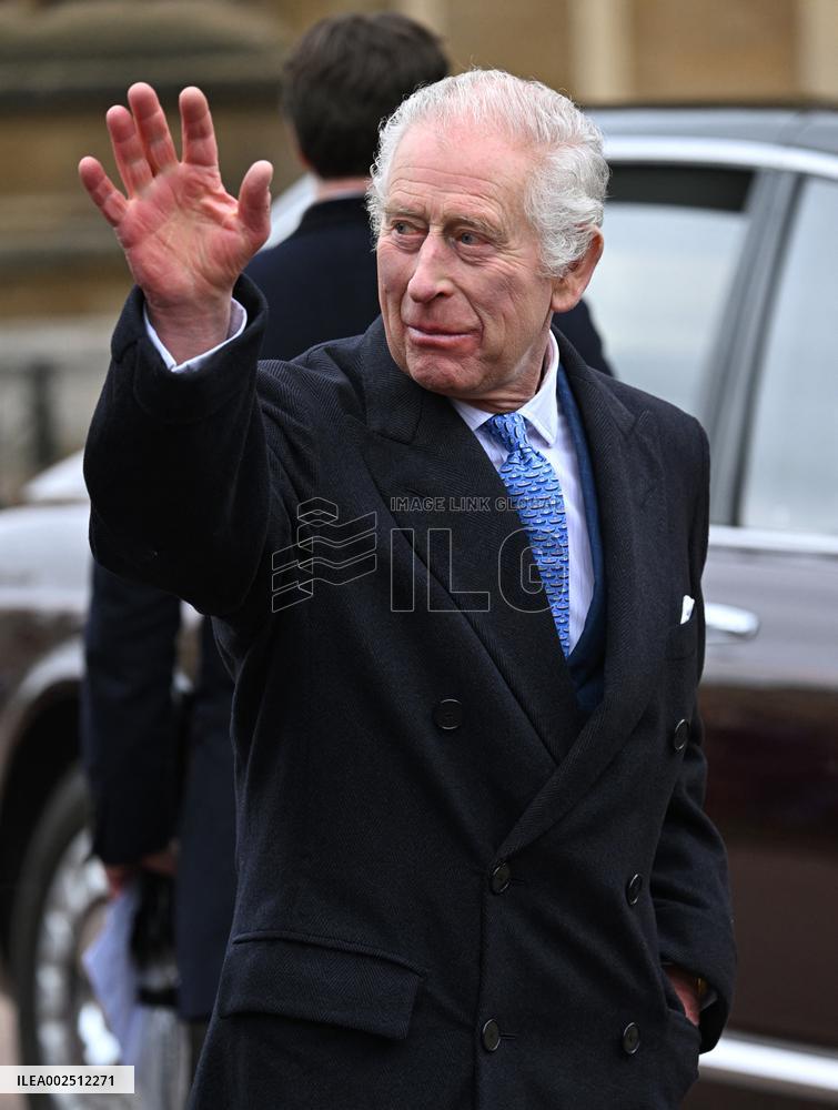 Royals Attend Easter Sunday Church Service - Windsor