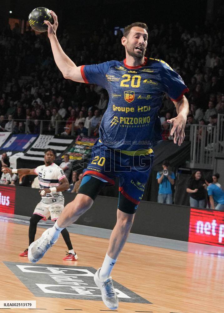 French Handball championship Cesson Rennes MH v Saint-Raphael VH