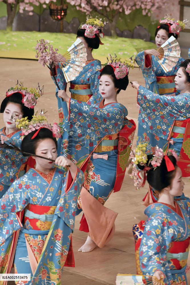 Traditional dance performance in Kyoto
