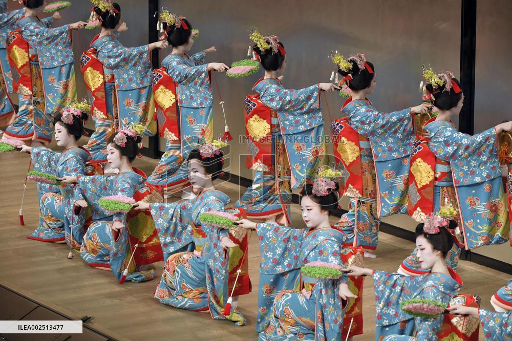 Traditional dance performance in Kyoto