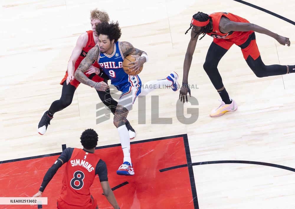 (SP)CANADA-TORONTO-BASKETBALL-NBA-76ERS VS RAPTORS
