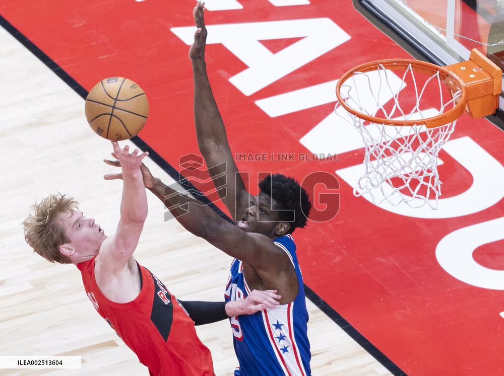 (SP)CANADA-TORONTO-BASKETBALL-NBA-76ERS VS RAPTORS
