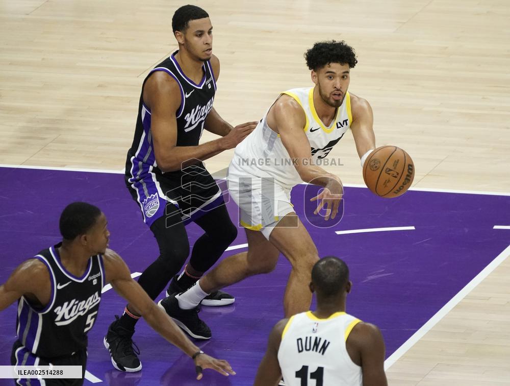 (SP)U.S.-SACRAMENTO-BASKETBALL-NBA-KINGS VS JAZZ