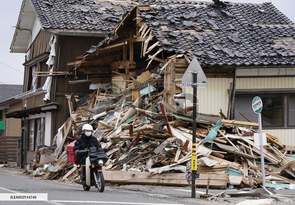 3 months after strong earthquake in central Japan