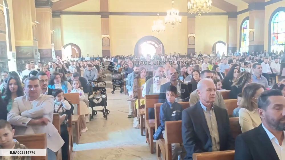 Southern Lebanon border village celebrates Easter
