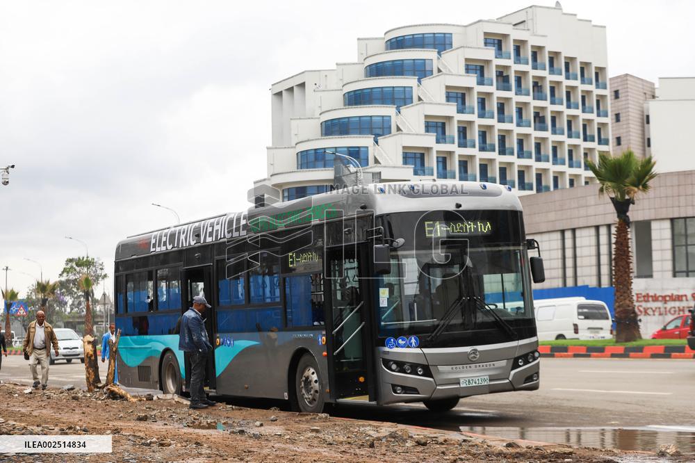 ETHIOPIA-ADDIS ABABA-CHINESE ELECTRIC BUS