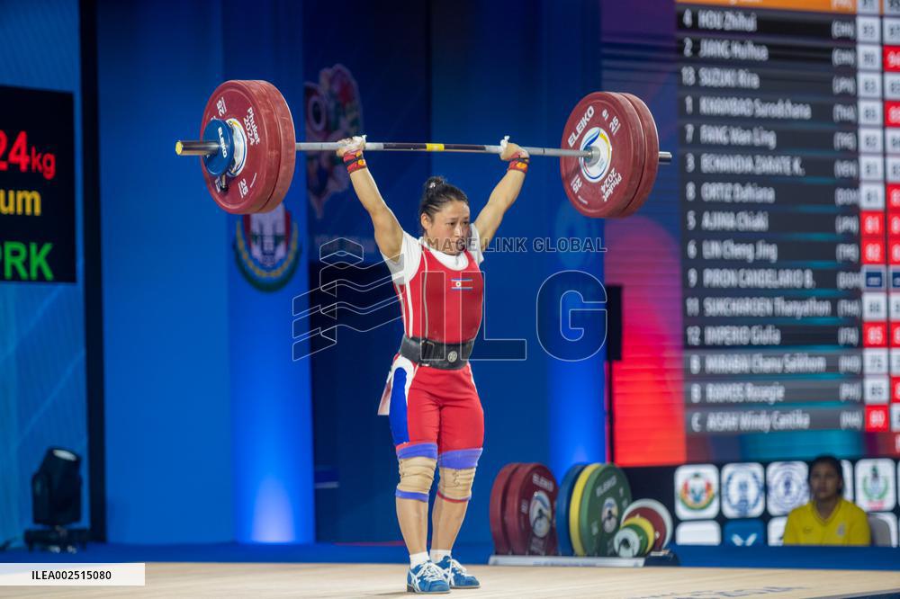 (SP)THAILAND-PHUKET-WEIGHTLIFTING-IWF WORLD CUP-WOMEN'S 49KG