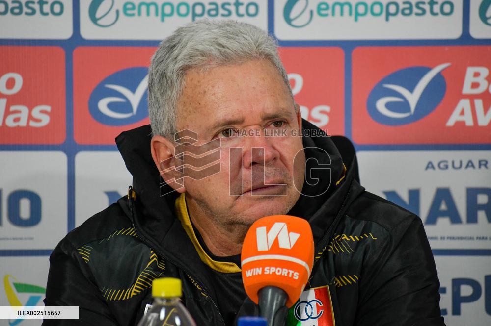 Top Soccer Colombian Player Dayro Moreno plays During BetPlay Dimayor Once Caldas V Deportivo Pasto