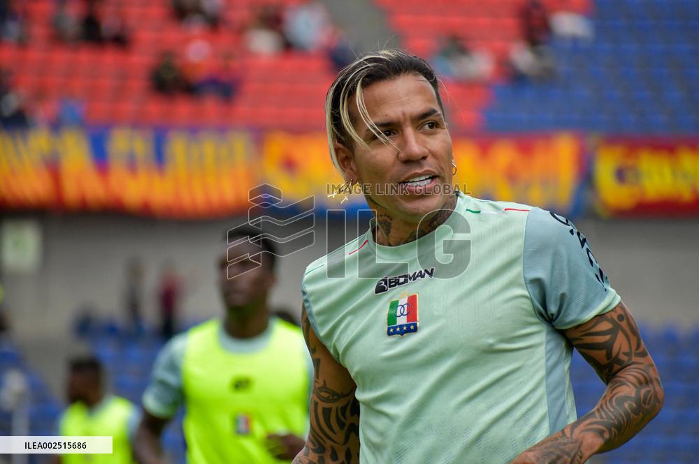 Top Soccer Colombian Player Dayro Moreno plays During BetPlay Dimayor Once Caldas V Deportivo Pasto