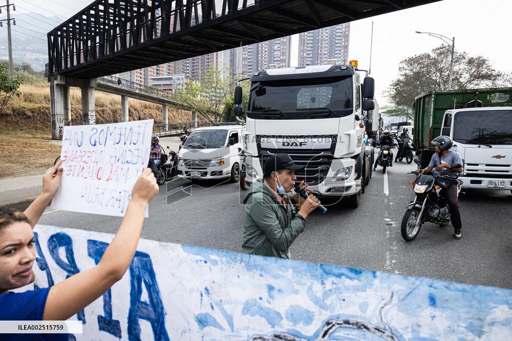 Community Protest Against Air Pollution in Bello Antioquia