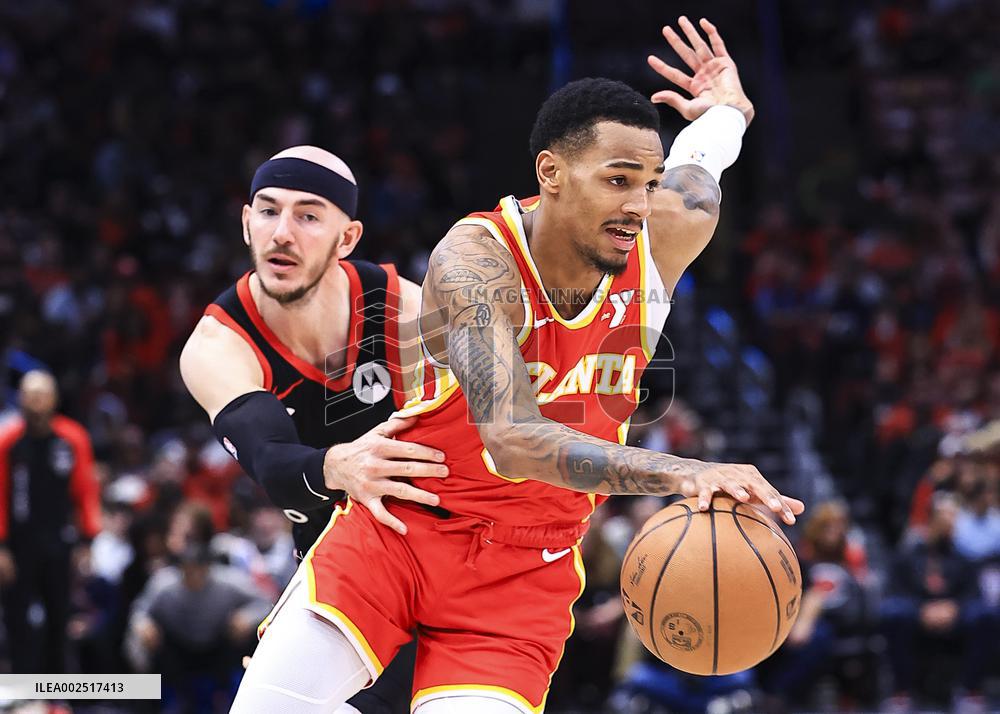 (SP)U.S.-CHICAGO-BASKETBALL-NBA-ATLANTA HAWKS VS CHICAGO BULLS