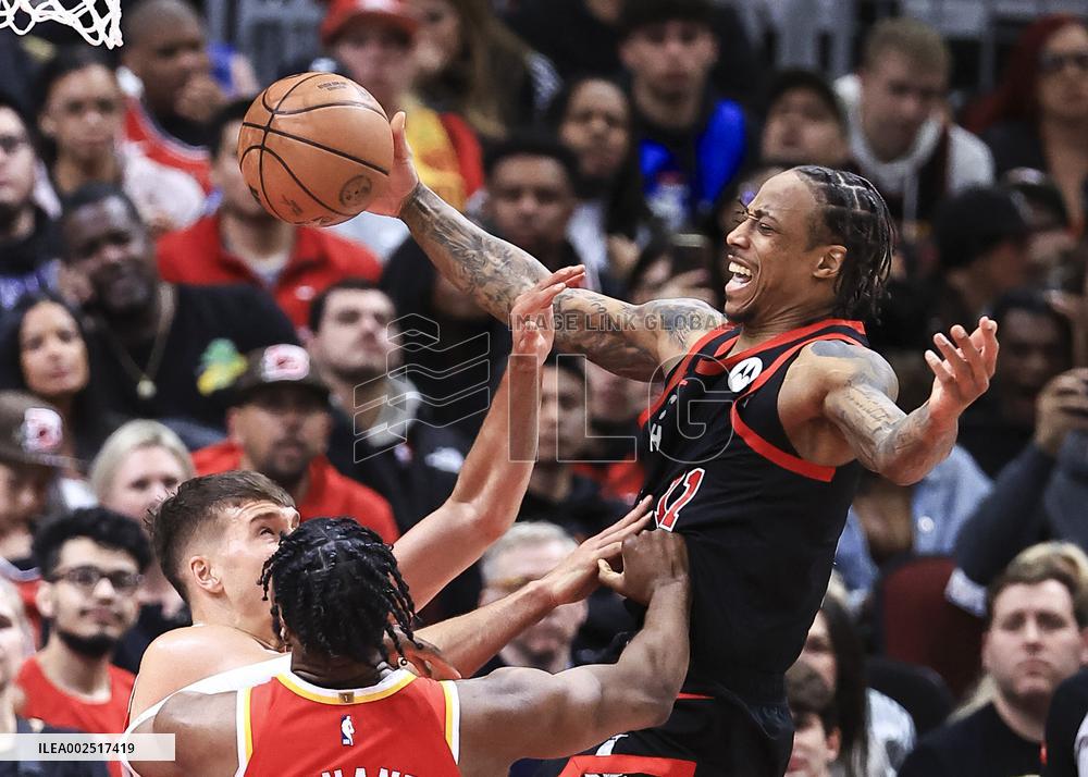 (SP)U.S.-CHICAGO-BASKETBALL-NBA-ATLANTA HAWKS VS CHICAGO BULLS