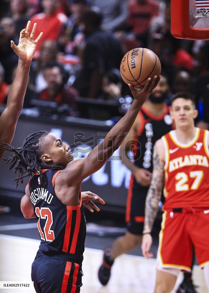 (SP)U.S.-CHICAGO-BASKETBALL-NBA-ATLANTA HAWKS VS CHICAGO BULLS