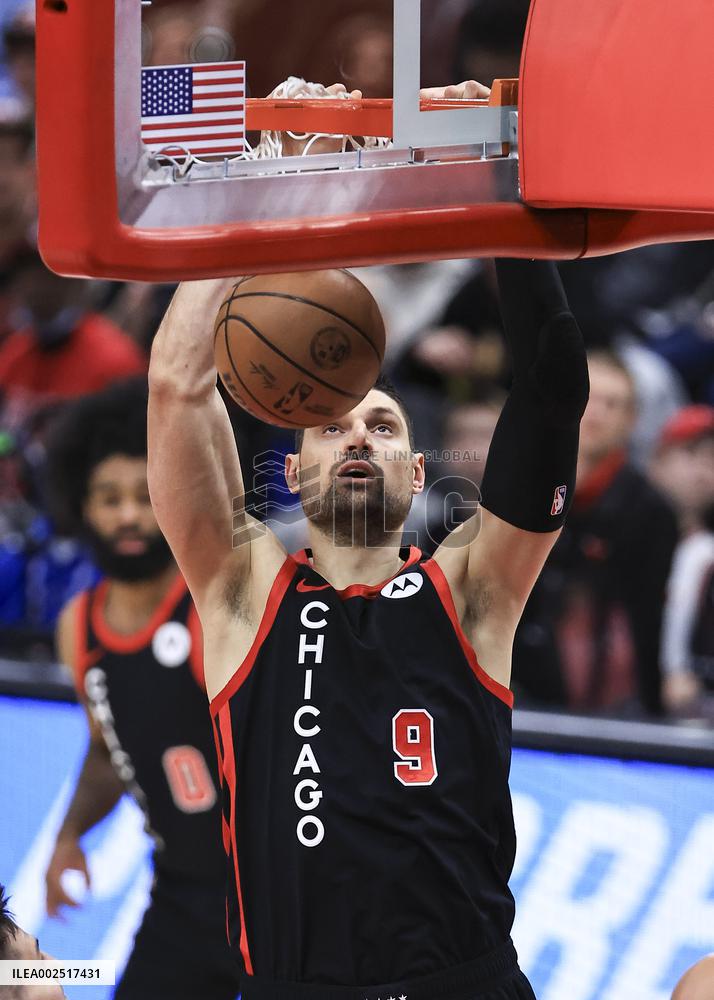 (SP)U.S.-CHICAGO-BASKETBALL-NBA-ATLANTA HAWKS VS CHICAGO BULLS