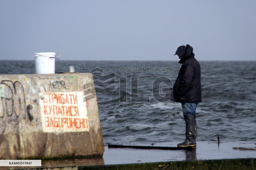 Lanzheron beach in Odesa