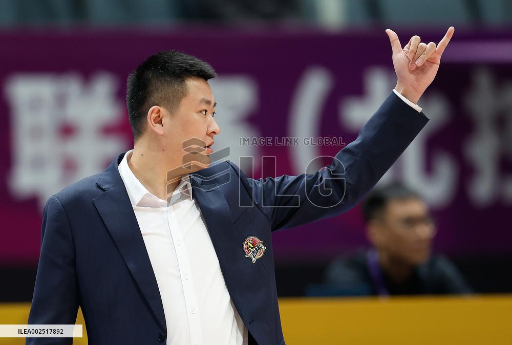 (SP)CHINA-BEIJING-BASKETBALL-CBA-BEIJING ROYAL FIGHTERS VS JILIN NORTHEAST TIGERS(CN)