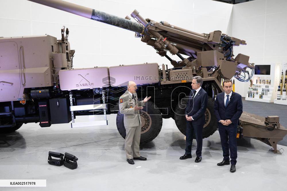 Antony Blinken visits Nexter headquarters - Versailles
