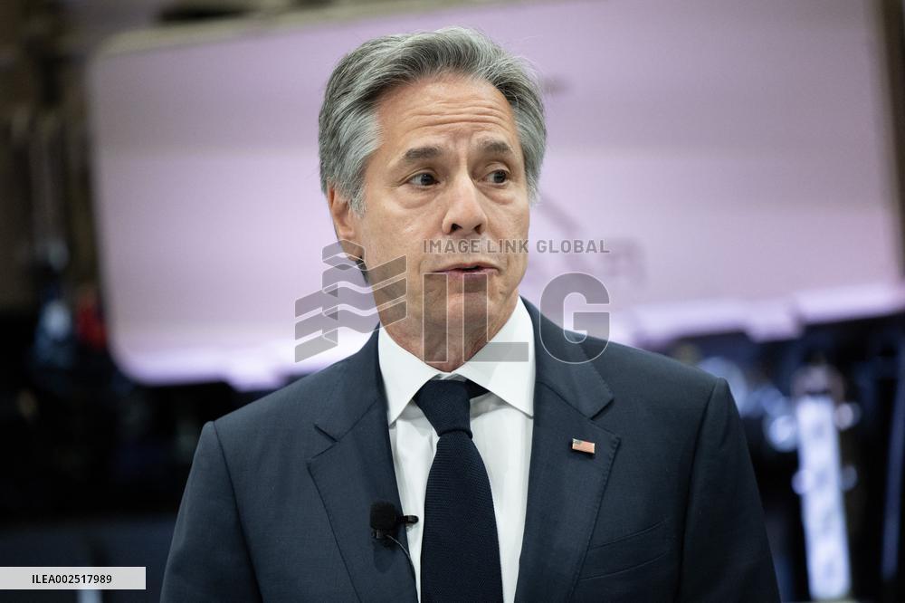 Antony Blinken visits Nexter headquarters - Versailles