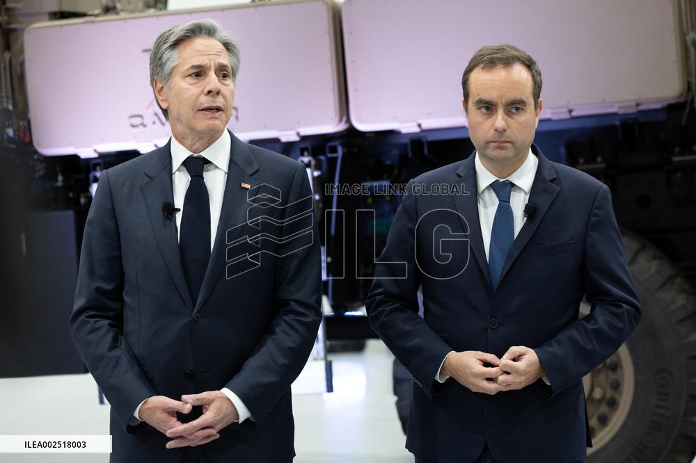 Antony Blinken visits Nexter headquarters - Versailles