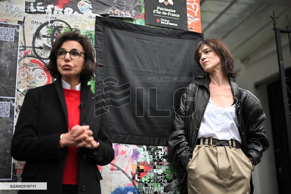 Unveiling Ceremony Of The Maison Des Illustres Plaque - Paris