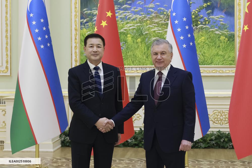 UZBEKISTAN-TASHKENT-PRESIDENT-CHINA-WANG XIAOHONG-MEETING