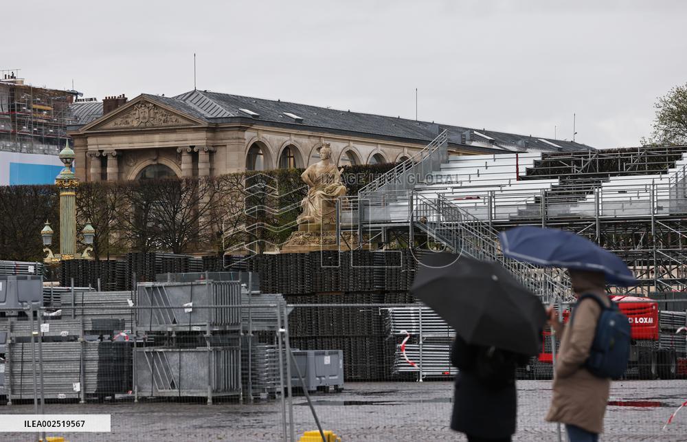 (SP)FRANCE-PARIS-OLYMPIC GAMES 2024-PREPARATION