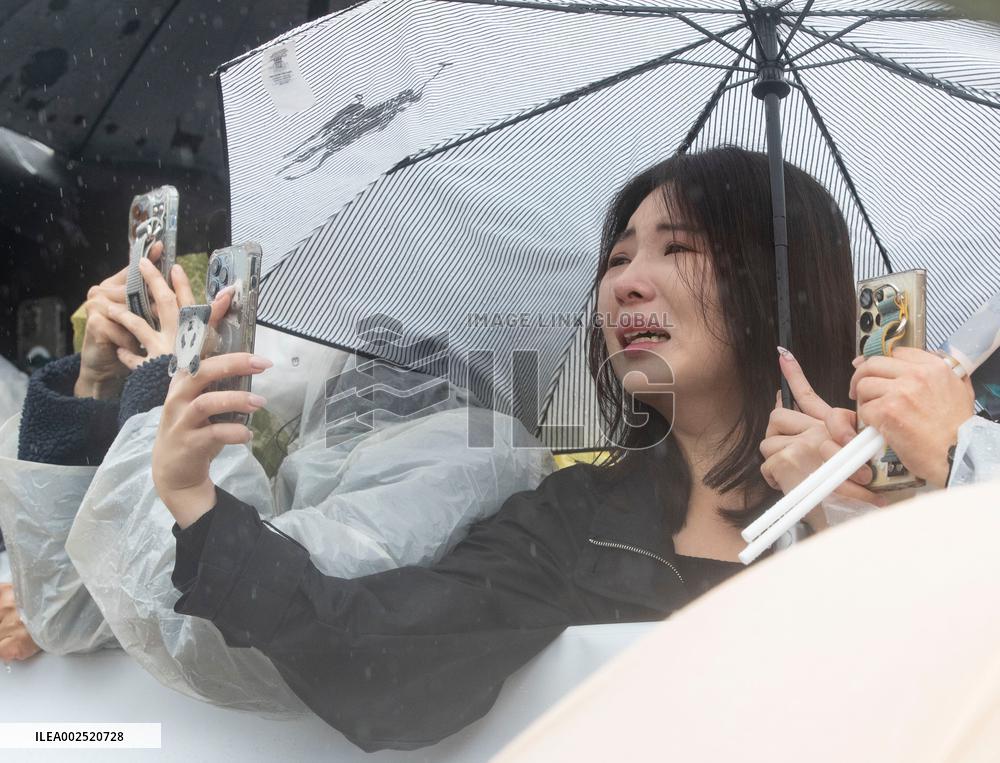 SOUTH KOREA-YONGIN-GIANT PANDA-FU BAO-FAREWELL