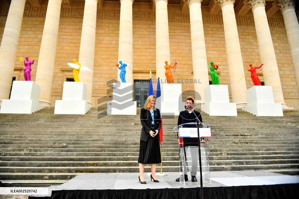 Inauguration Of The installation 'La Beaute et le Geste' - Paris