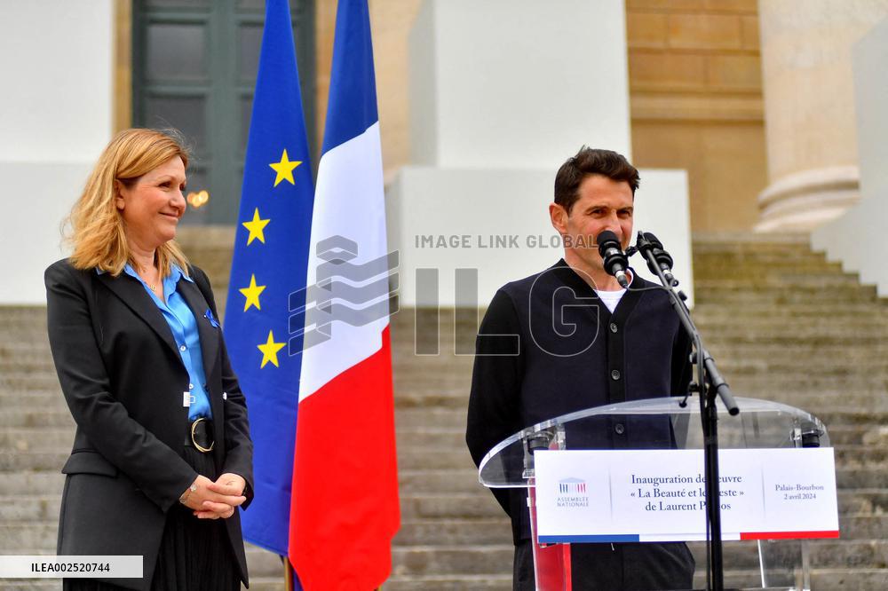 Inauguration Of The installation 'La Beaute et le Geste' - Paris