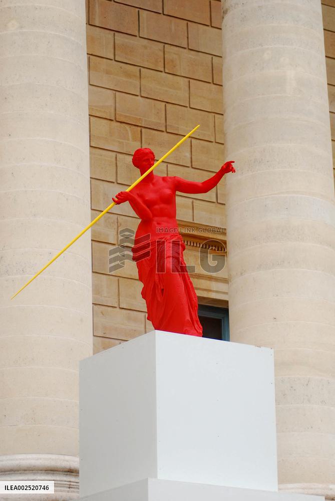 Inauguration Of The installation 'La Beaute et le Geste' - Paris