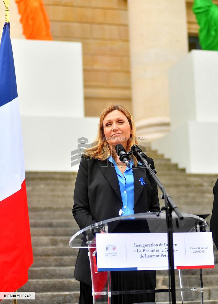 Inauguration Of The installation 'La Beaute et le Geste' - Paris