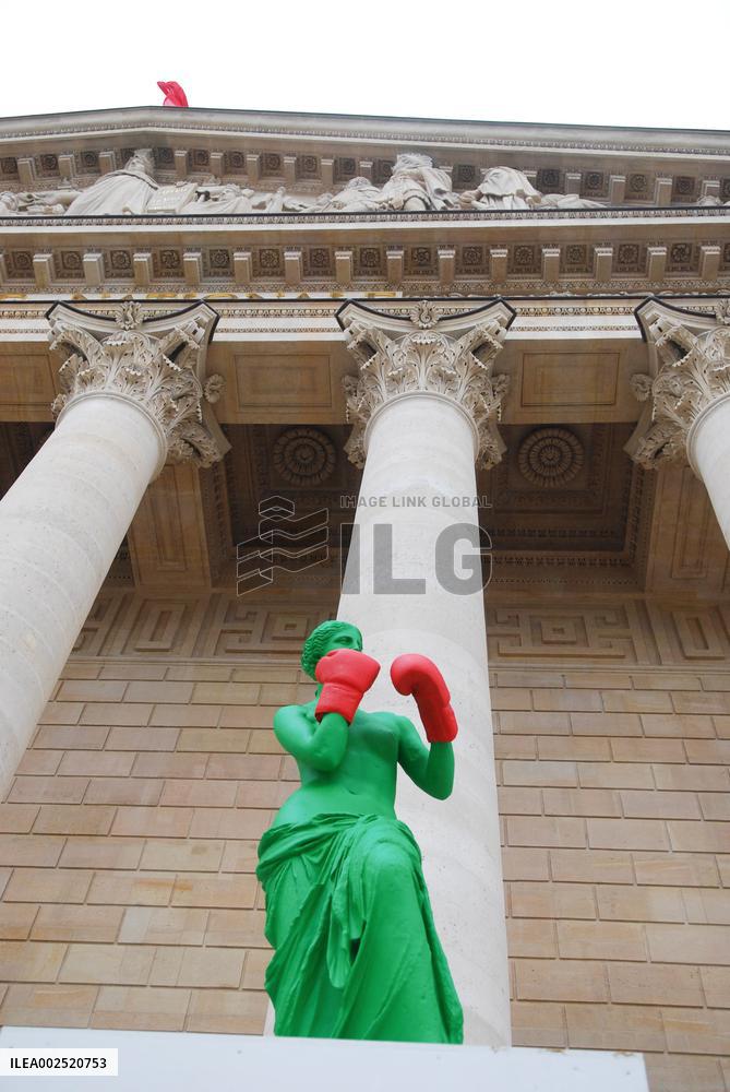 Inauguration Of The installation 'La Beaute et le Geste' - Paris