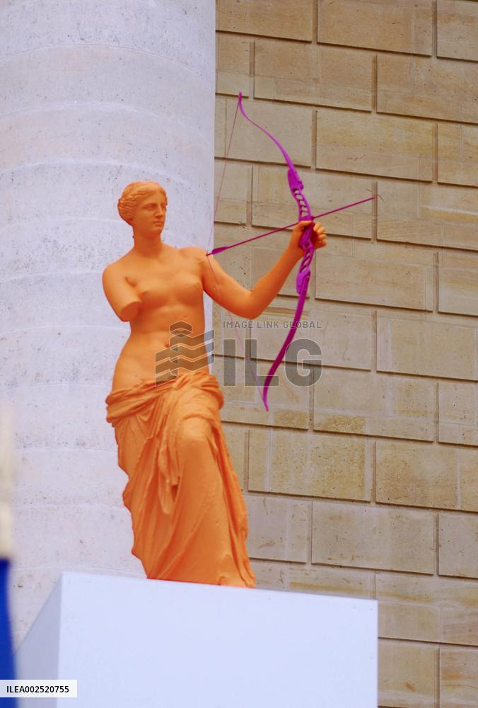 Inauguration Of The installation 'La Beaute et le Geste' - Paris