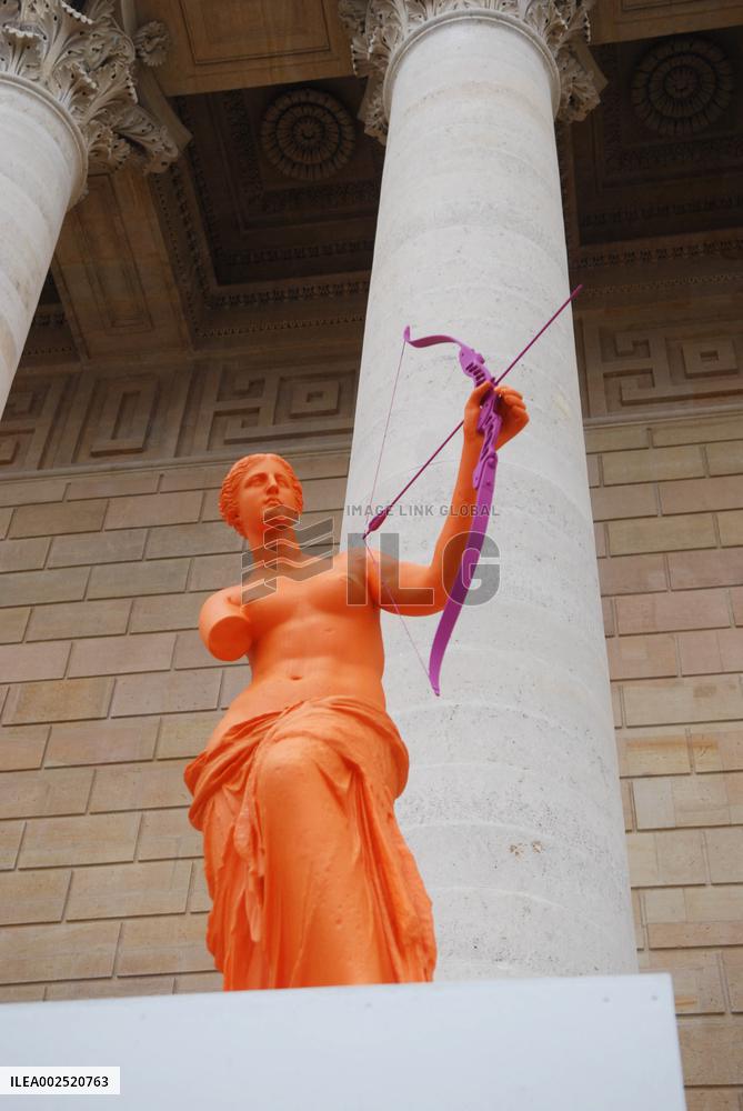 Inauguration Of The installation 'La Beaute et le Geste' - Paris