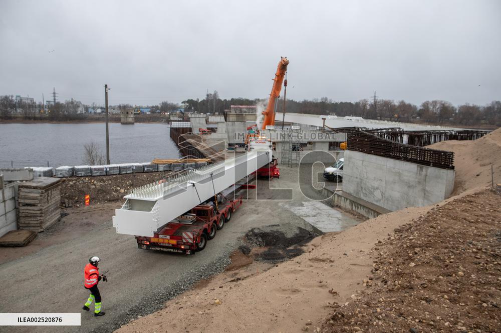 Pärnu bridge contruction