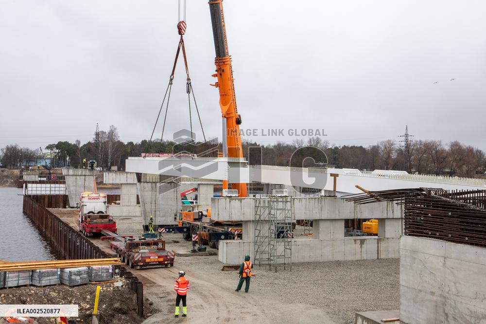 Pärnu bridge contruction
