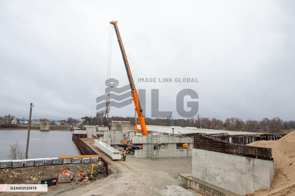 Pärnu bridge contruction