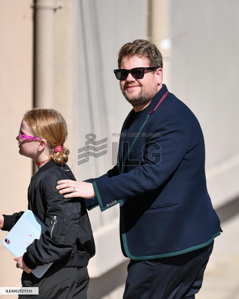 James Corden At Jimmy Kimmel Live - LA