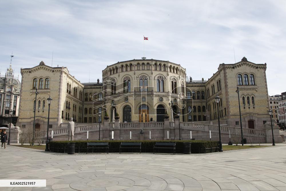 NORWAY-OSLO-PARLIAMENT BUILDING