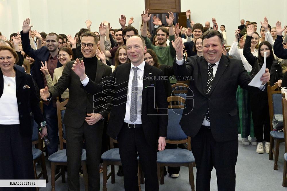 President of the Republic of Finland Alexander Stubb visits Ukraine