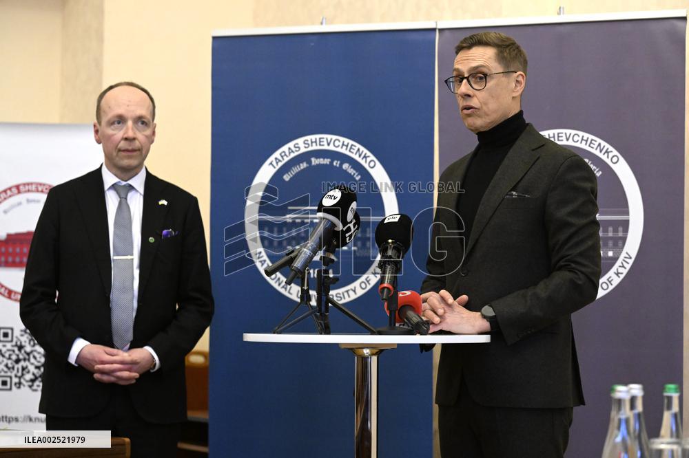 President of the Republic of Finland Alexander Stubb visits Ukraine