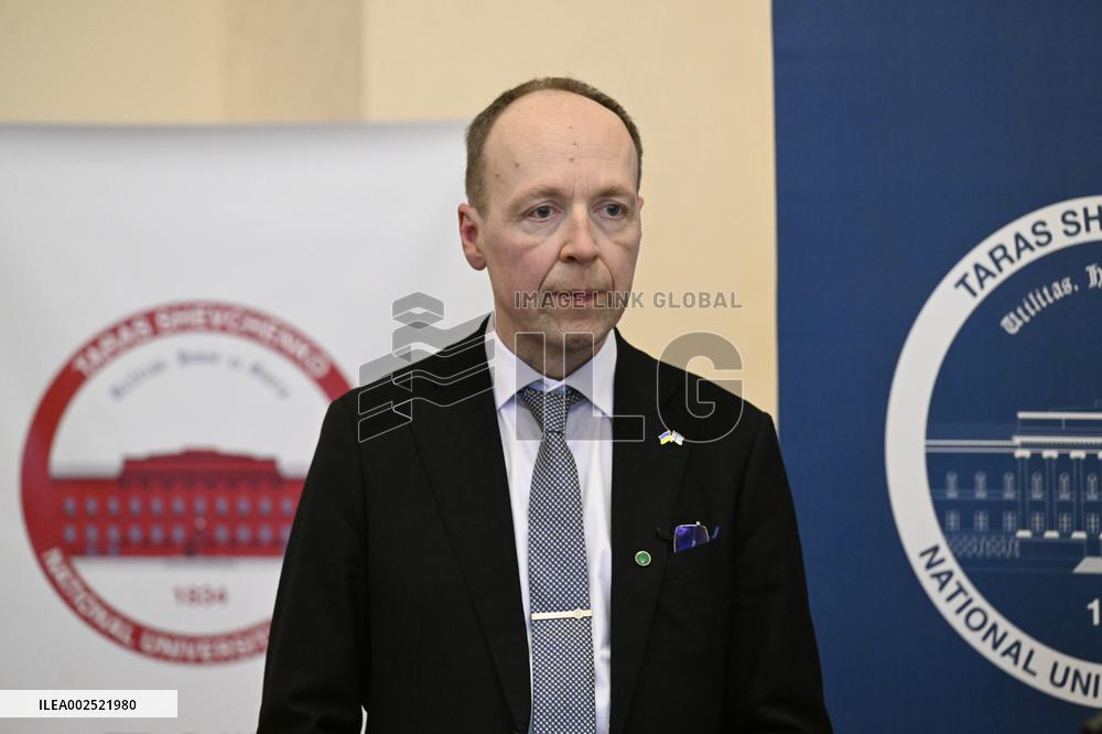 President of the Republic of Finland Alexander Stubb visits Ukraine