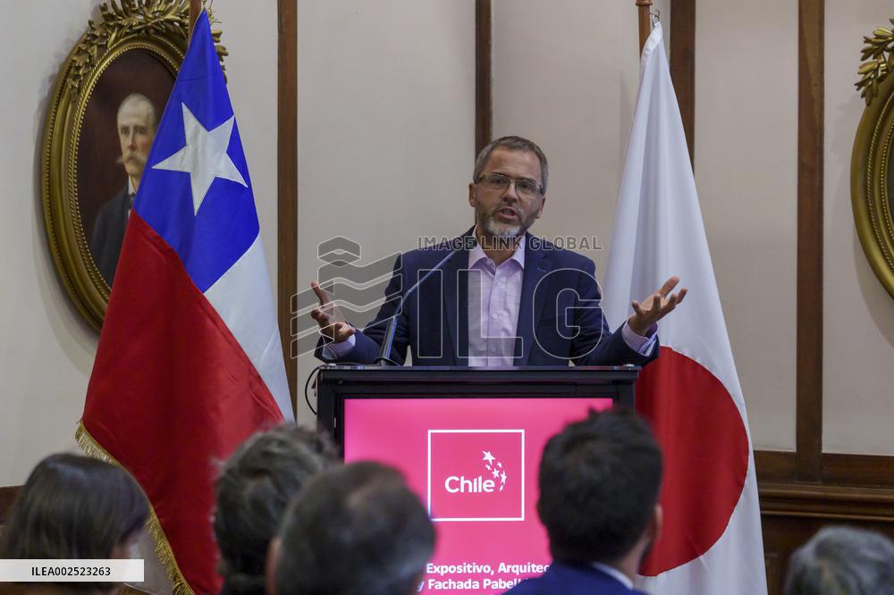 Presentation of the Chilean pavilion for Expo 2025, Osaka, Kansa